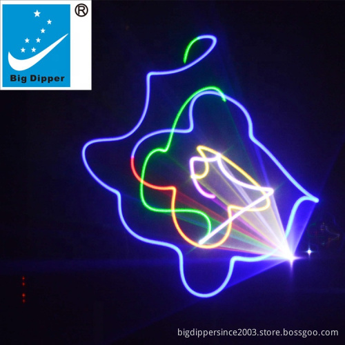 china factory Big Dipper KTV bar Lighting Professional stage equipment auto sound DMX controller laser projector RGB
